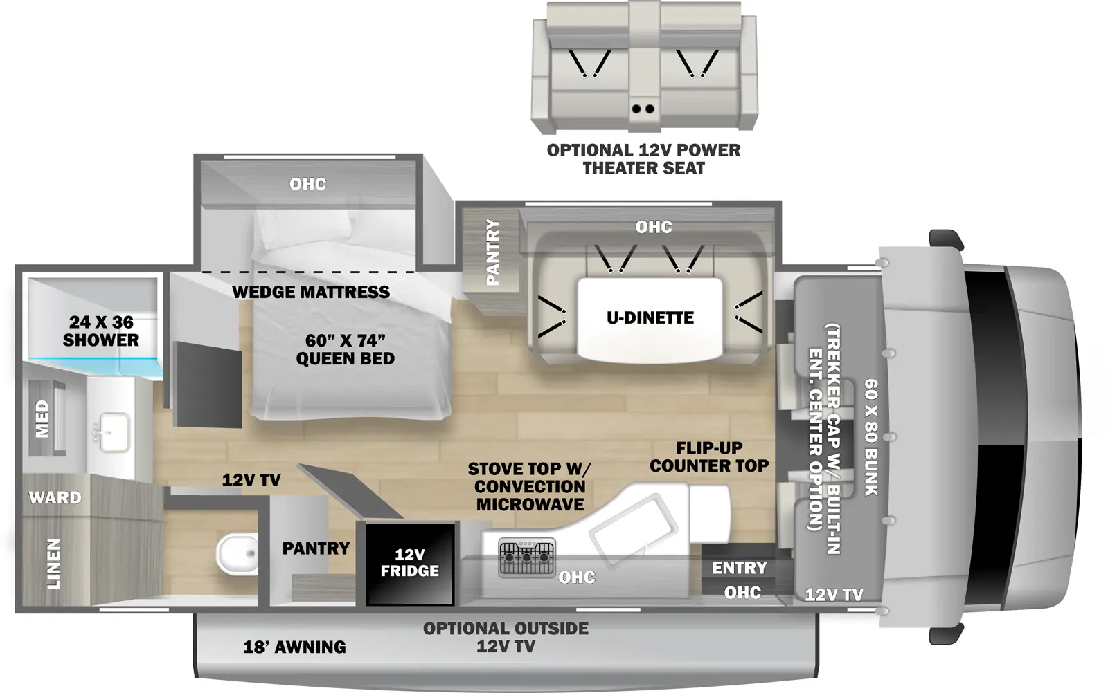Forester 2441DS Floorplan